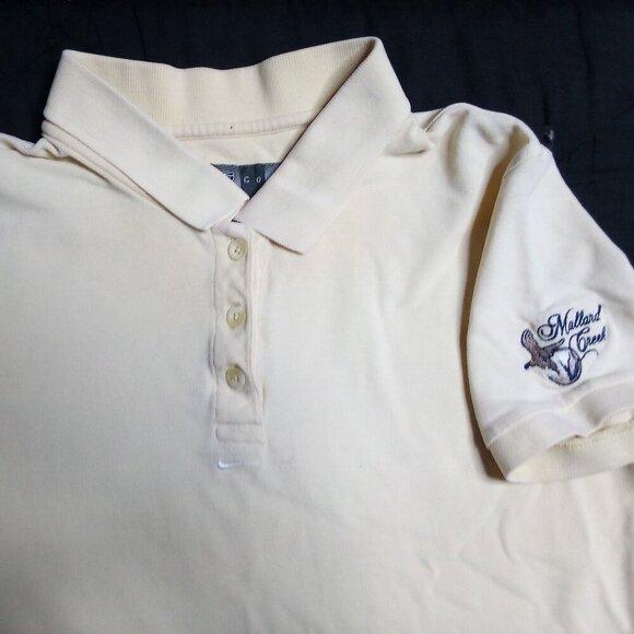 Vintage Nike Golf Mallard Creek Polo Shirt Mid Swoosh Travis Scott - Picture 1 of 7